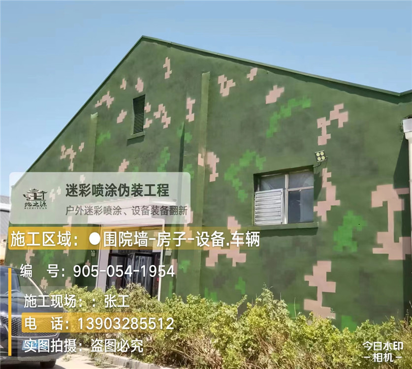 镇江外墙数码迷彩漆施工报价清单（100㎡标准墙面测算）